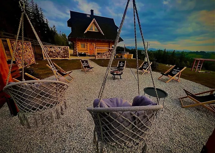 Legenda Lasu - Drewniany Domek W Gorach Z Jacuzzi, Przy Stoku Narciarskim Kotelnica, Bialka Tatrzanska, W Poblizu Term Bania