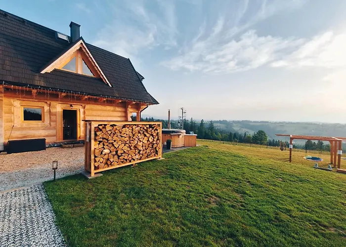 Legenda Lasu - Drewniany Domek W Gorach Z Jacuzzi, Przy Stoku Narciarskim Kotelnica, Bialka Tatrzanska, W Poblizu Term Bania