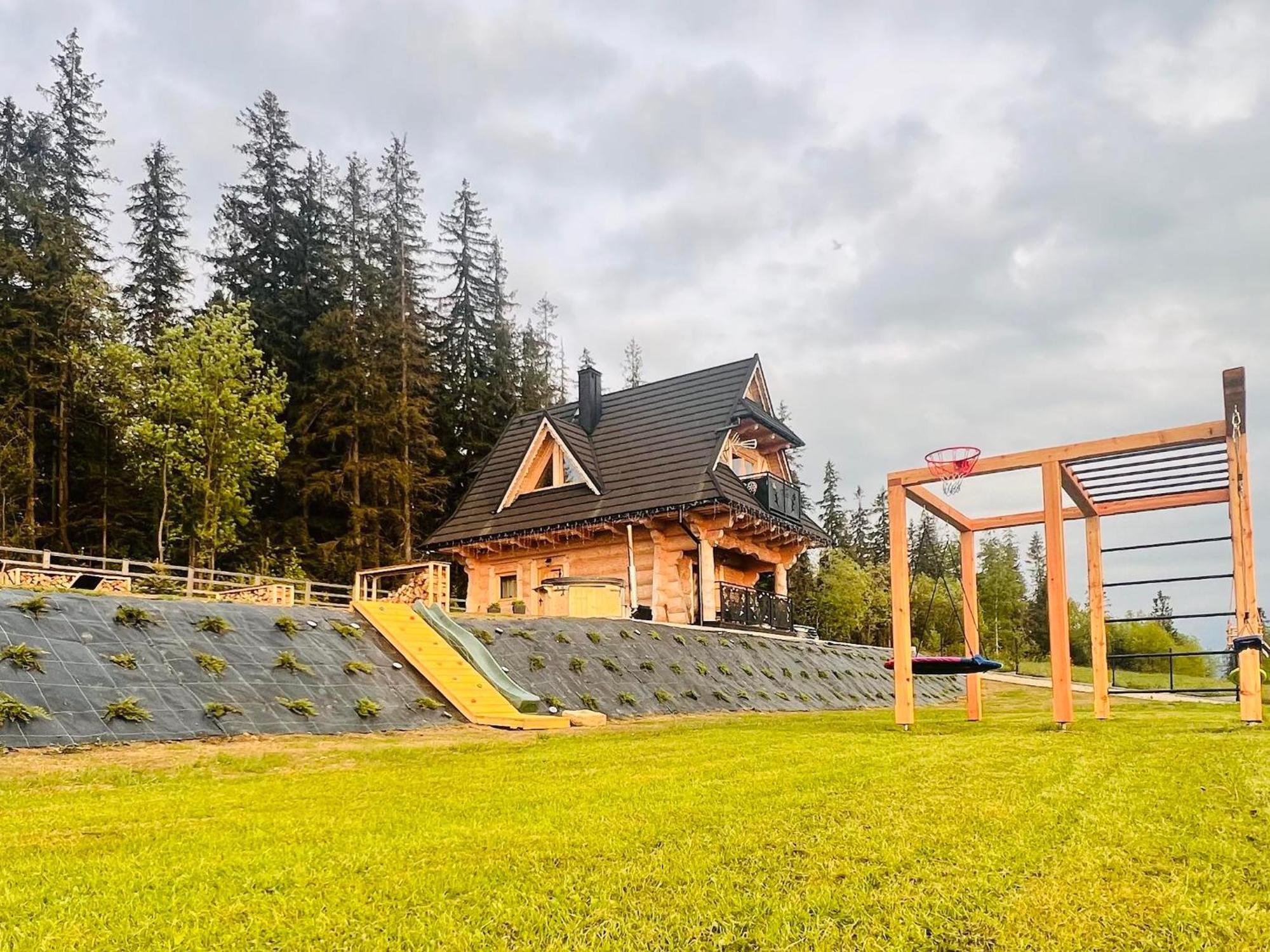 Legenda Lasu - Drewniany W Gorach Z Jacuzzi, Przy Stoku Narciarskim Kotelnica, Bialka Tatrzanska, W Poblizu Term Bania Groń