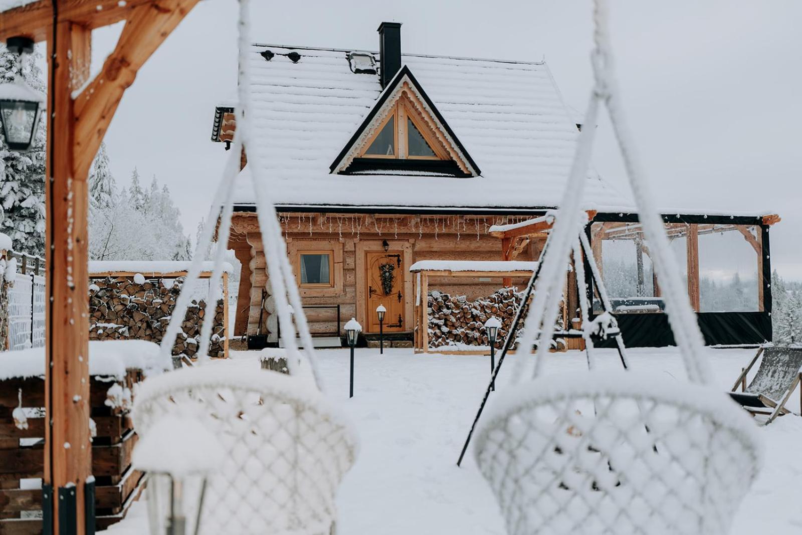 Legenda Lasu - Drewniany W Gorach Z Jacuzzi, Przy Stoku Narciarskim Kotelnica, Bialka Tatrzanska, W Poblizu Term Bania Chalet Groń